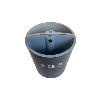 Відро для сміття 20 л з двома секціями, нержавіюча сталь RD-13 HSG