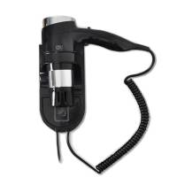 Фен настінний HSG D07-2 Black 1600 Вт, фен для готелів D07-2 Black HSG