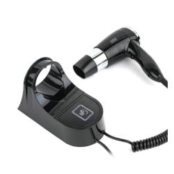 Фен настінний HSG D07-2 Black 1600 Вт, фен для готелів D07-2 Black HSG 2