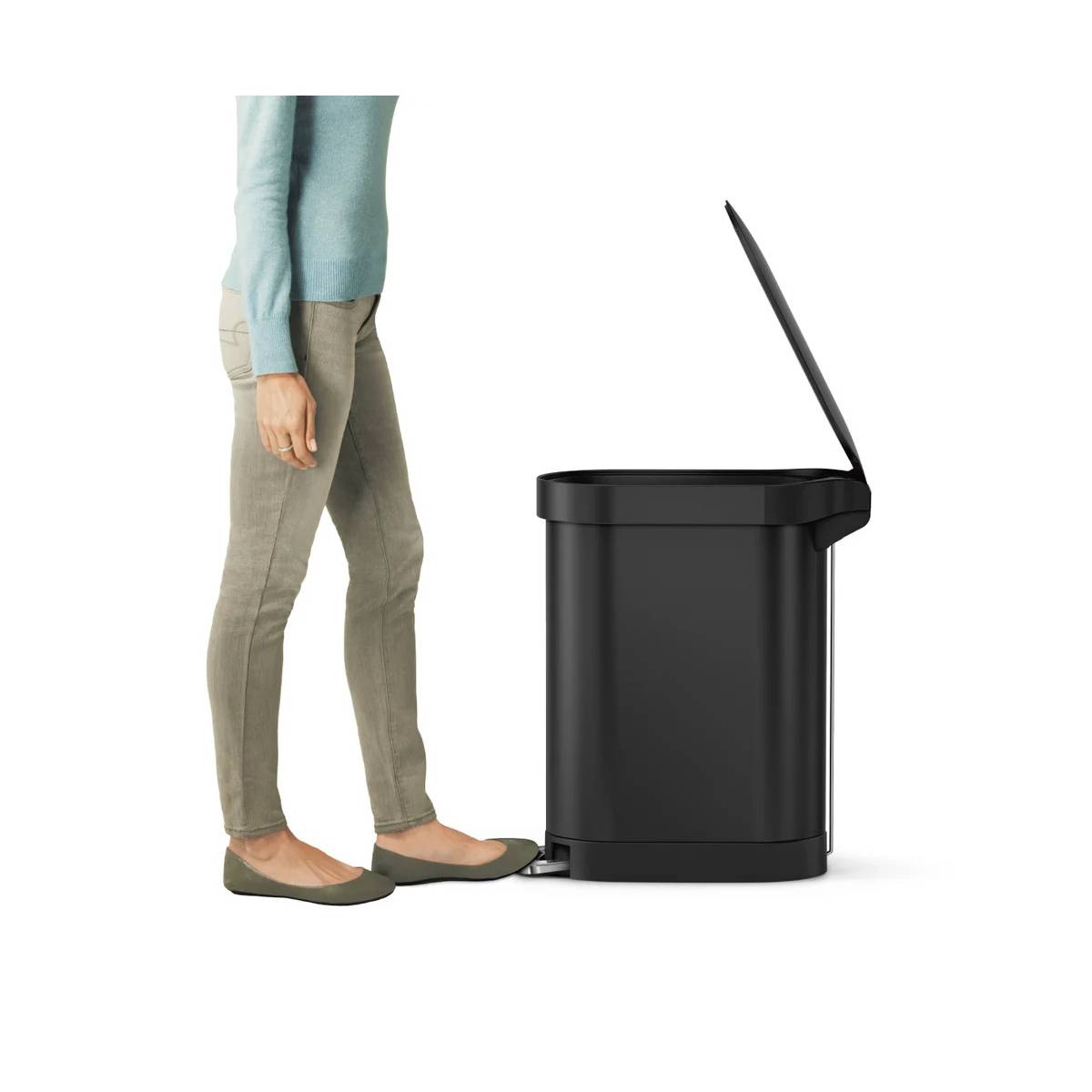 Урна с педалью 45л SLIM CW2098 Simplehuman