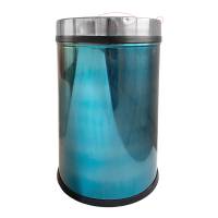 Відро для сміття 32 л, урна з поворотною кришкою з нержавіючої сталі - УЦІНКА