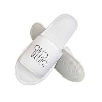 Тапочки махровые TF1E комбинированные с логотипом заказчика TF1E3 HSG