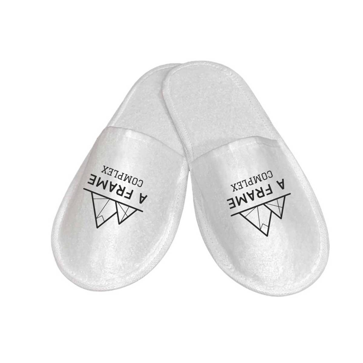 Тапочки флисовые FS1 с логотипом заказчика