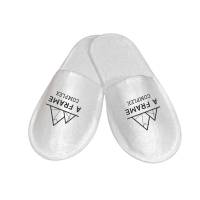 Тапочки флисовые FS1 с логотипом заказчика Тапочки флисовые FS1 с логотипом заказчика