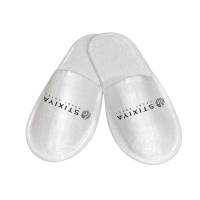 Тапочки флисовые FS1 с логотипом заказчика Тапочки флисовые FS1 с логотипом заказчика