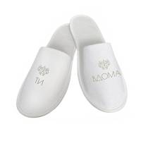 Тапочки махровые TF2E3 комбинированные с логотипом заказчика