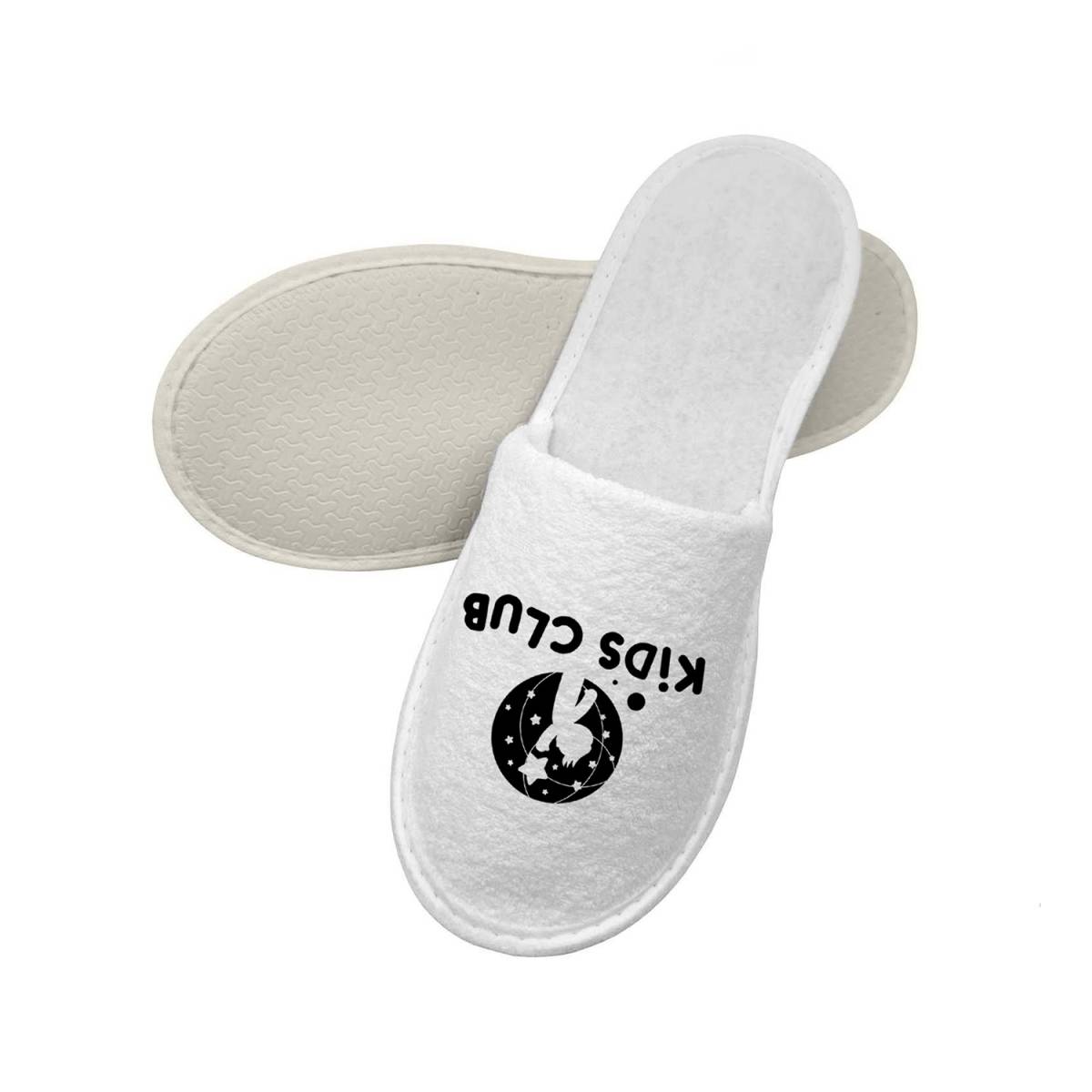 Тапочки махрові TF2E3 комбіновані з логотипом замовника