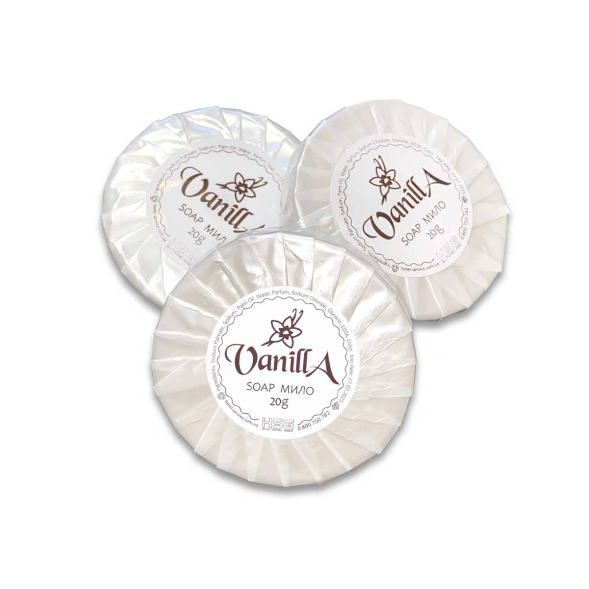 Мыло для гостиниц 20 гр "Vanilla" SO20-V HSG