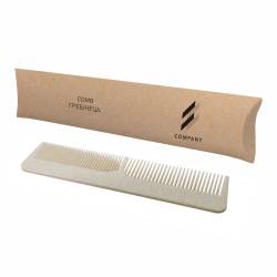 Гребінець ECO 12,7 см, в картонній коробці із крафтового картону з логотипом LCr3-C12 HSG