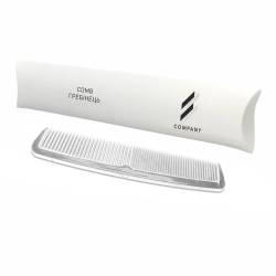 Расческа прозрачная 14 см, в картонной коробочке с логотипом LW3-C14 HSG