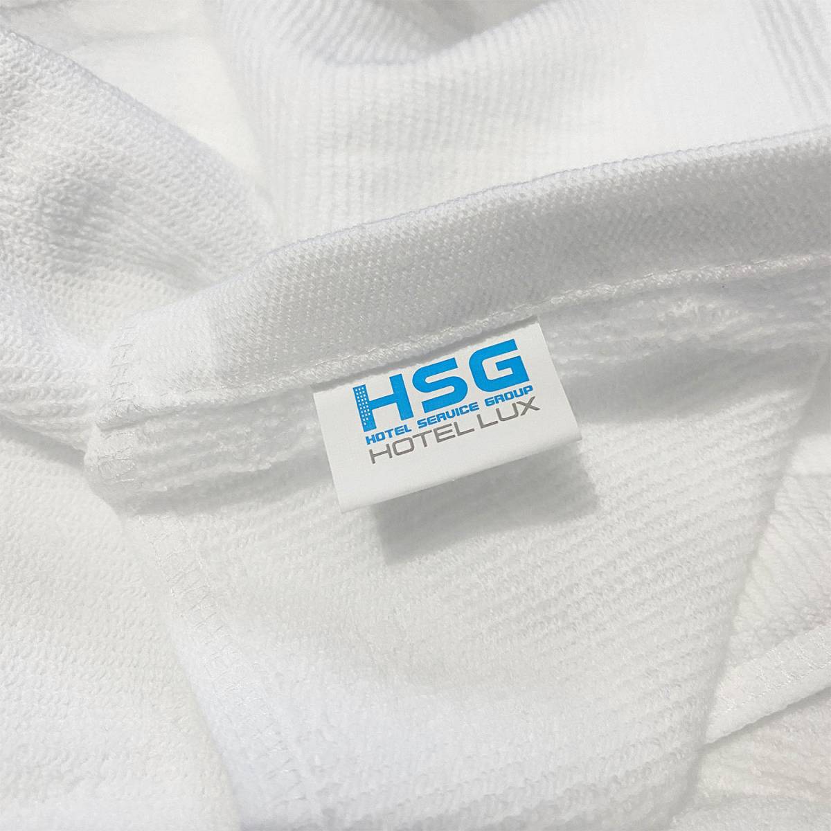 Махровий рушник білий 50х90 см Hotel Lux 400 гр/м2 для готелів TLH400.5090W HSG