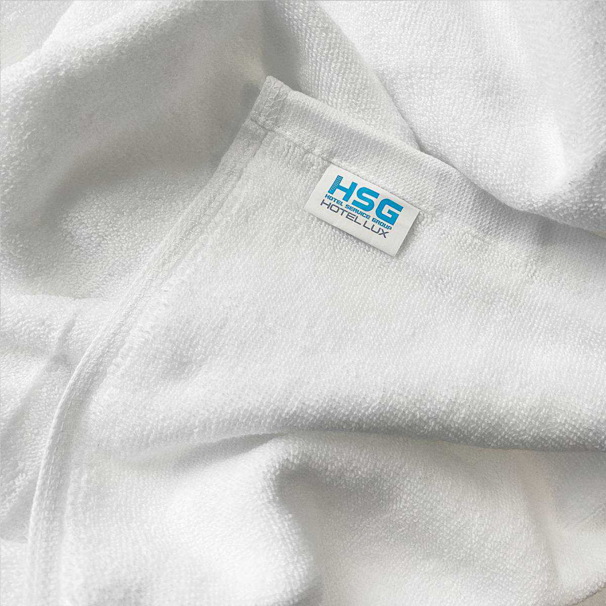 Махровое полотенце белое 70х140 см Hotel Lux 450 гр/м2 для гостиниц TLH450.70140W HSG