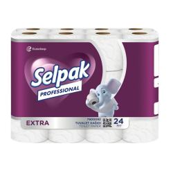 Selpak Professional Extra Туалетная бумага целлюлозная 2-х слой. 24 рул. 32761833 Selpak
