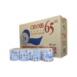 Туалетная бумага "Обухов 65" (Ящик 48 шт) 51281 Київський картонно-паперовий комбінат 2