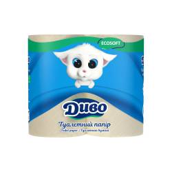 Папір туалетний «Диво» (Упаковка 4 шт) 51283 Київський картонно-паперовий комбінат