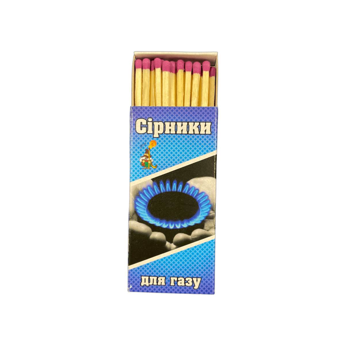 Сірники газові (ящик 432 коробка/30 шт. в коробку) 181 Українаська сірникова фабрика