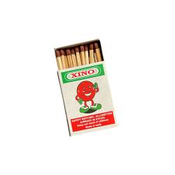 Спички "Wooden Safety Matches" XINO (ящик 100 блоков / 10 коробков в блоке) 50707 HSG