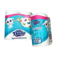 Туалетная бумага "ДИВО" DECORO зеленый рисунок (Упаковка 4 шт) 51410 Київський картонно-паперовий комбінат Туалетная бумага "ДИВО" DECORO зеленый рисунок (Упаковка 4 шт) 51410 Київський картонно-паперовий комбінат