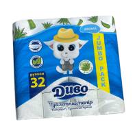 Папір туалетний «ДИВО Арома» Білий з ароматом Алое Вера (Упаковка 32 шт) 51398 Київський картонно-паперовий комбінат