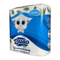 Туалетная бумага целлюлозная “ДИВО АРОМА” Белый с ароматом Алоэ Вера (Упаковка 4 шт) 51331 Київський картонно-паперовий комбінат