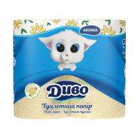 Туалетная бумага «ДИВО Арома» Оранжевая с ароматом Персика (Упаковка 4 шт) 51411 Київський картонно-паперовий комбінат