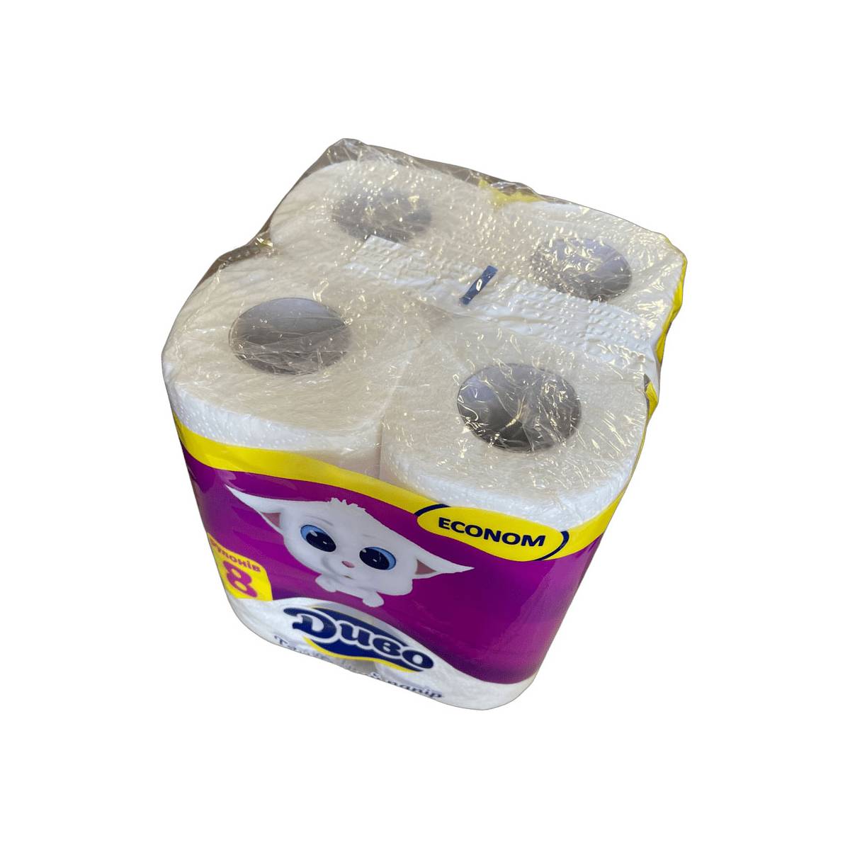 Туалетная бумага «ДИВО Эконом» (Упаковка 8 шт) 51318 Київський картонно-паперовий комбінат