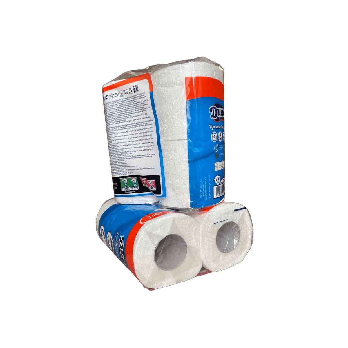 Папір туалетний «ДИВО Софт» (Упаковка 4 шт) 51356 Київський картонно-паперовий комбінат