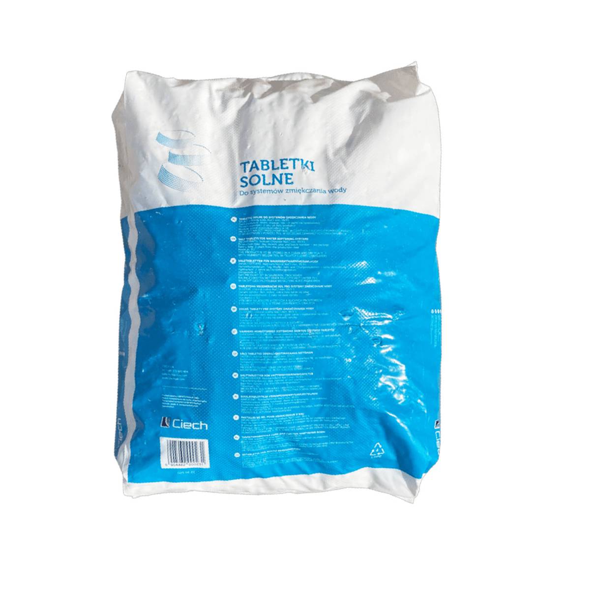 Сіль таблетована для систем очистки води CEICH 25 кг (40 мішків) 50933