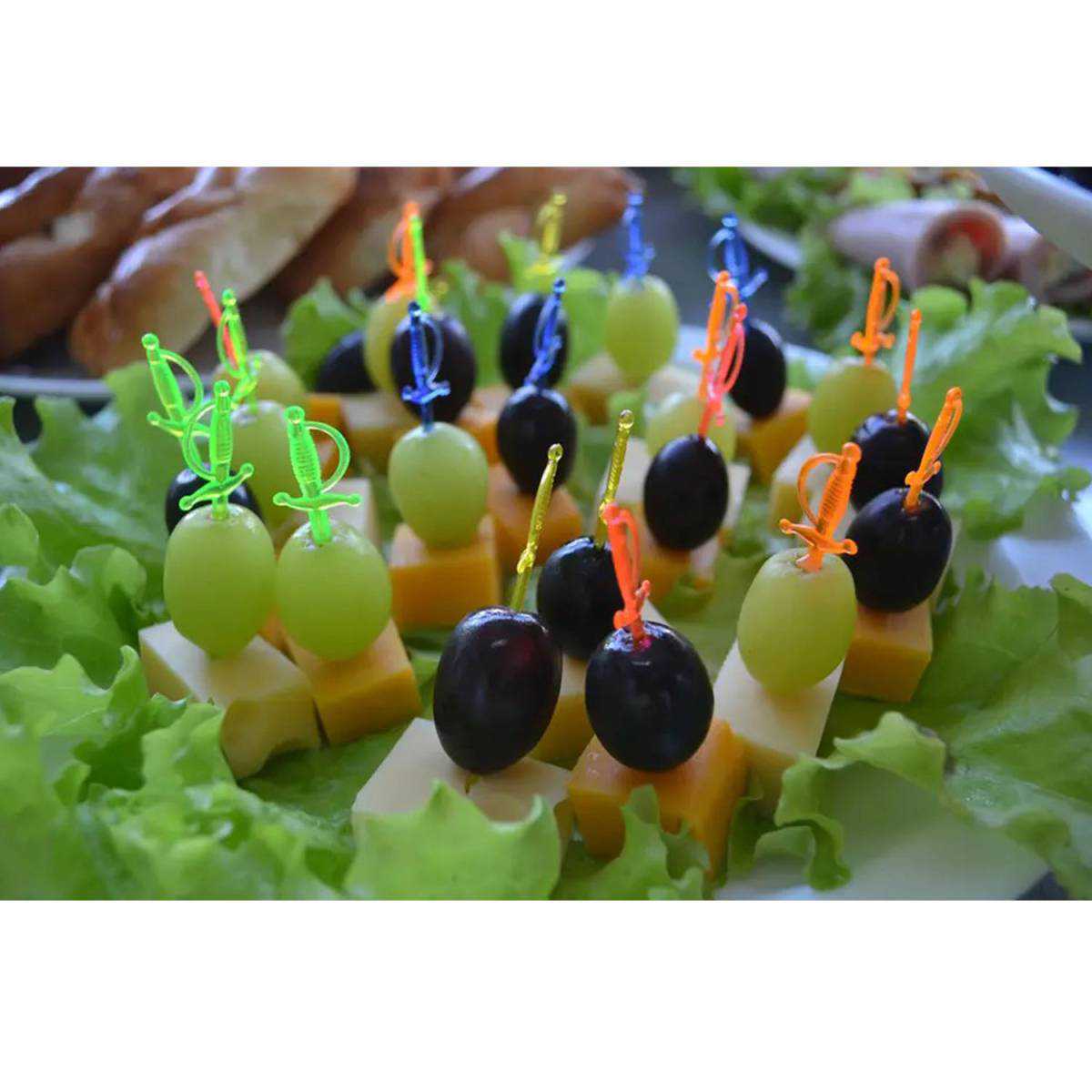 Шпажки Шпага різнокольорові 1000 шт 51138