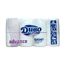 Туалетная бумага целлюлозная «ДИВО» Бизнес Аdvance, 3 слоя 150 листов (Упаковка 16 шт) 51358 Київський картонно-паперовий ком...