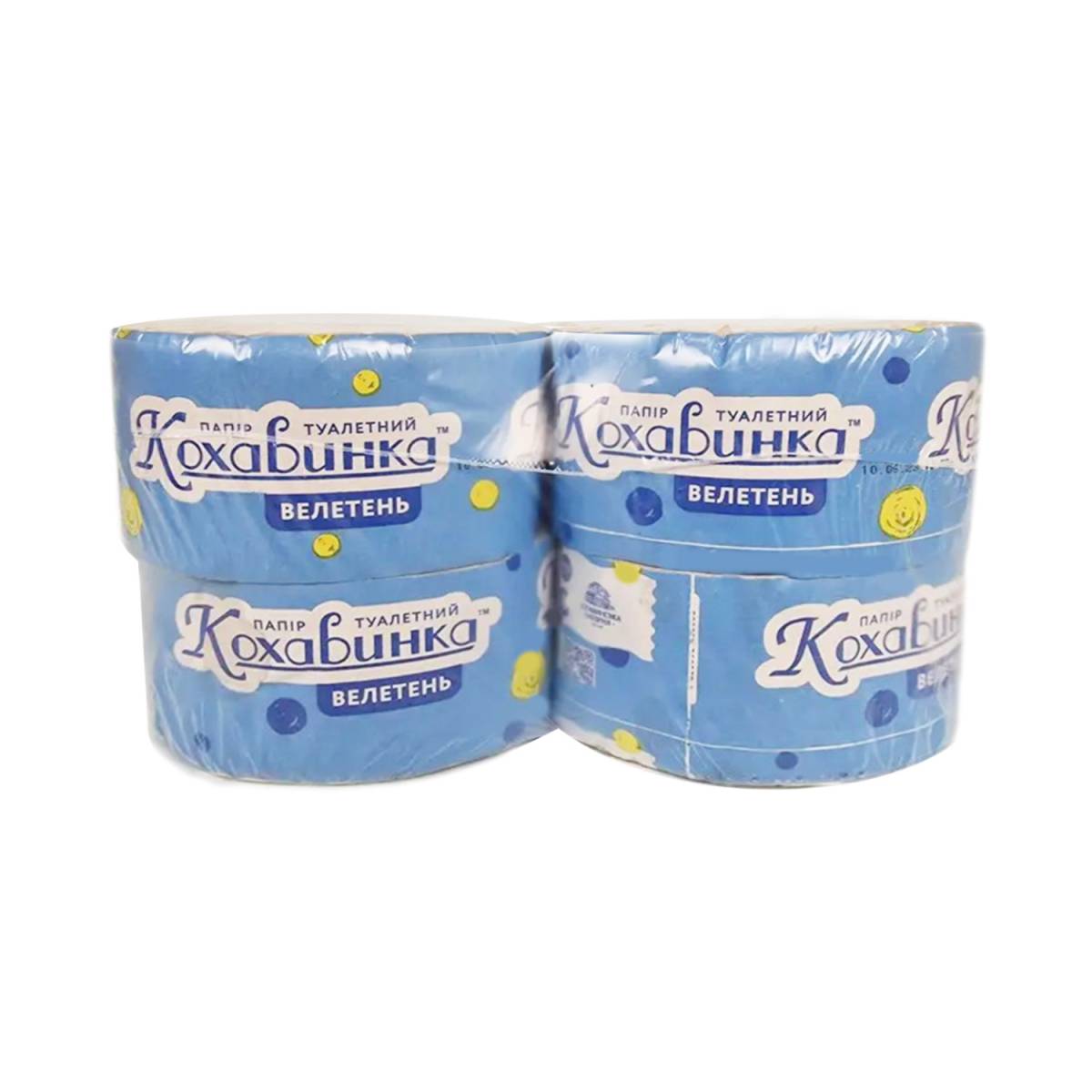 Папір туалетний “Кохавинка” Велетень сірий (Упаковка 8 шт) 51098 Кохавинська паперова фабрика