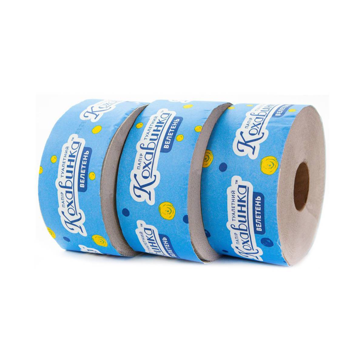 Туалетная бумага "Кохавинка" Великан серый (Упаковка 8 шт) 51098 Кохавинська паперова фабрика