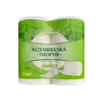 Папір туалетний на гільзі «Смарагд» (Упаковка 4 шт) 51360 Кохавинська паперова фабрика