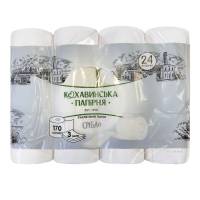 Туалетная бумага целлюлозная “Серебро” (Упаковка 24 шт) 51396 Кохавинська паперова фабрика