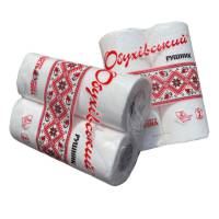 Полотенце бумажное "Обуховское" целлюлозное на гильзе, 38 отрывов (Упаковка 2 шт) 51339 Київський картонно-паперовий комбінат