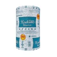 Полотенца бумажные "Кохавинка" на гильзе 80 м (Упаковка 6 шт) 51121 Кохавинська паперова фабрика