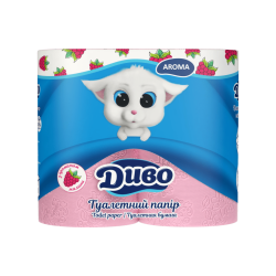 Папір туалетний «Диво Арома» (упаковка 80 рулонів) 51338 Київський картонно-паперовий комбінат