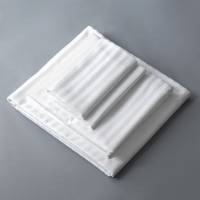 Простыня Hotel Lux 180х220 белая в полоску HL-SH180220 HSG Простыня Hotel Lux 180х220 белая в полоску HL-SH180220 HSG