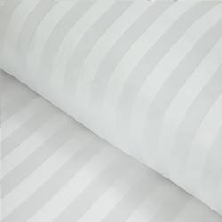 Простирадло Hotel Lux 180х220 біле у смужку HL-SH180220 HSG 2