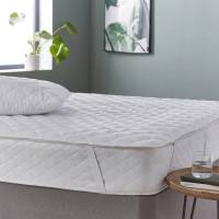 Наматрасник стеганый Hotel Lux 200x200 с резинками по углам HL-MP200200 HSG