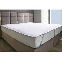 Наматрацник водонепроникний Hotel Lux 90x200 трикотажний на резинці по кутах HL-MPAQ90200 HSG