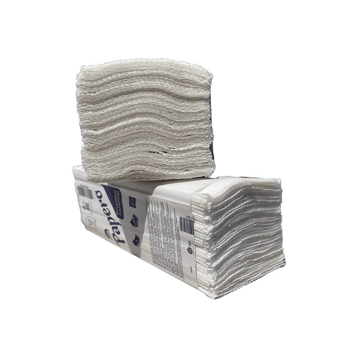 Рушники листові целюлозні “Papero” RV032 (20 упаковок) 51089 ТОВ «Картонно-паперова компанія»