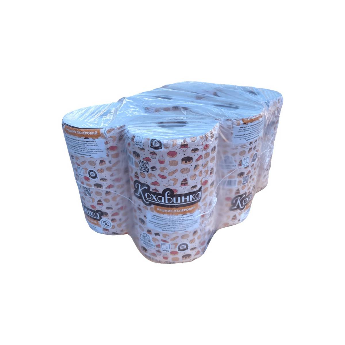 Полотенце "Кохавинка" рулонное (упаковка 6 шт.) 51473 ТОВ «Картонно-паперова компанія»