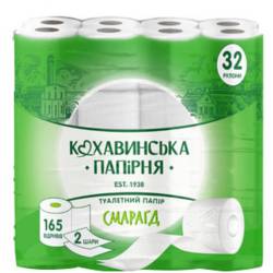 Туалетная бумага целлюлозная “Изумруд” (упаковка 32 шт.) 51478 ТОВ «Картонно-паперова компанія»