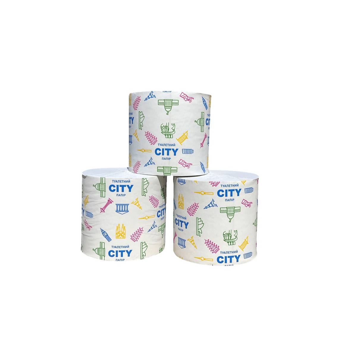 Туалетная бумага “СиТи” (упаковка 48 шт.) 50054 ТОВ «Картонно-паперова компанія»