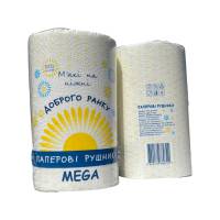 Полотенце целлюлозное рулонное "Доброе Утро" Мега (Упаковка 12 рулонов) 49829 АМЕТИСТ