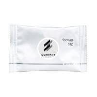 Шапочка для душу Flow Pack з логотипом на круглому стікері