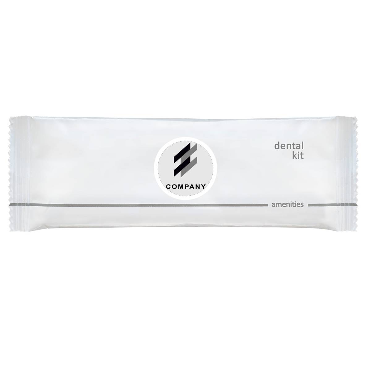 Набор для чистки зубов Flow Pack с логотипом на круглом стикере