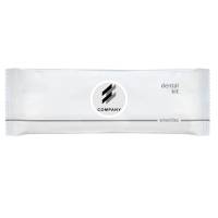 Набор для чистки зубов Flow Pack с логотипом на круглом стикере