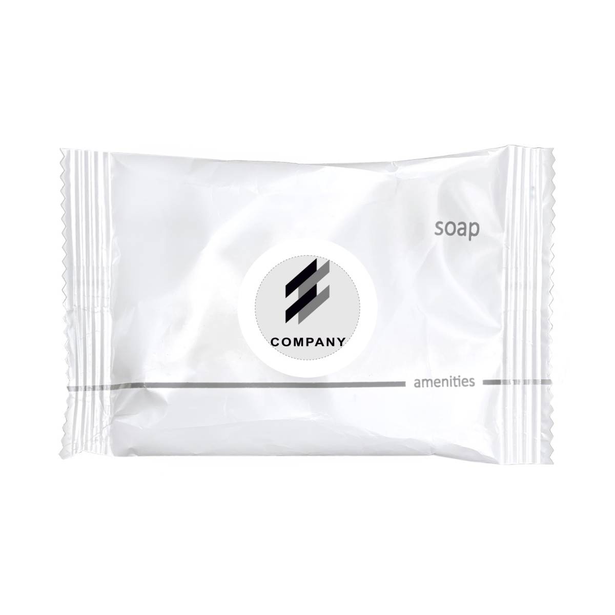 Мило 13 гр Flow Pack з логотипом на круглому стікері FP-SO12LP